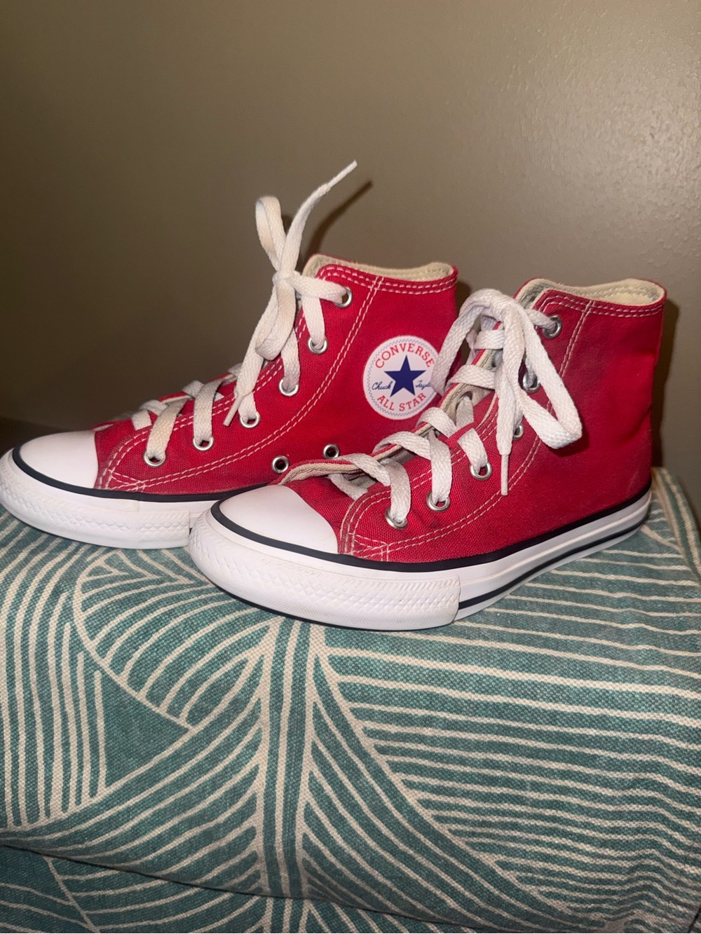 Converse Kids Chuck Taylor All Star High Top - Red/White
